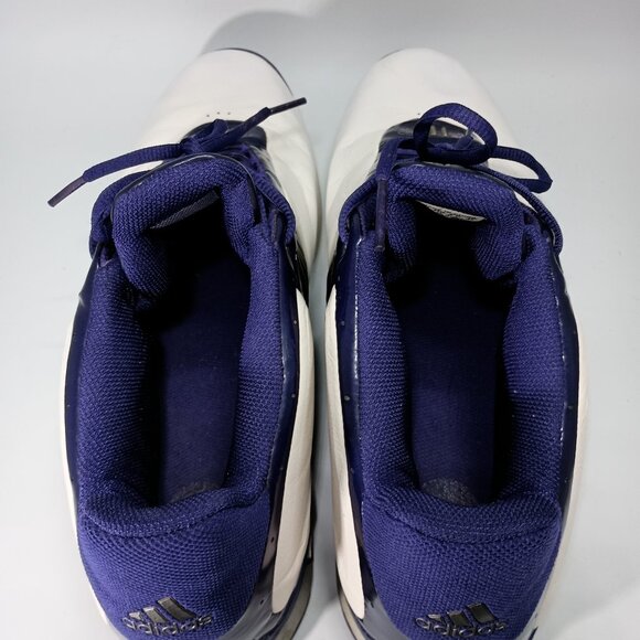 Adidas Men Adiprene A3 Electrify Basketball White Leather Rare Purple Sze 12 1/2 - Picture 8 of 8
